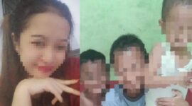 Foto: Kanan; Ibu R yang membuang anak kandung, Kiri; 3 Anak yang dibuang