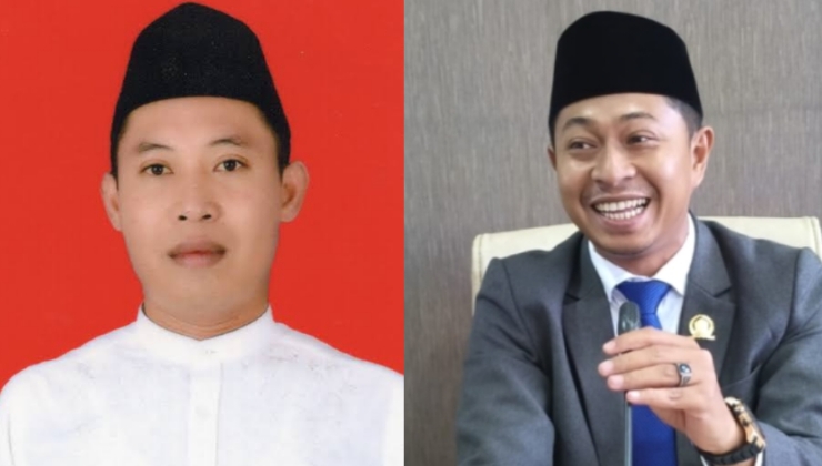 Foto kiri: Terlapor Ketua Komisi 2 Salman Alfirisi, Foto Kanan: Ketua BK DPRD Pamekasan Moh. Ali Fikri