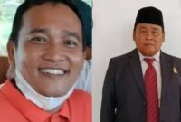 Foto kiri: Abu Raira (Kades Lapa Taman), Foto kanan: Umar Anggota DPRD PDIP (Orang Tua Kades Lapa Taman)