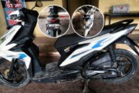 Foto barang bukti berupa kendaraan