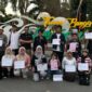 Aliansi BEM Sumenep dan Koalisi Masyarakat Sipil menggelar aksi mimbar rakyat di Taman Bunga Sumenep, Minggu (21/6/2026).