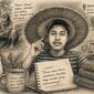 Sketsa editorial Petani menanam harapan, sementara keadilan masih menjadi pekerjaan rumah dalam tata niaga tembakau di Sumenep.