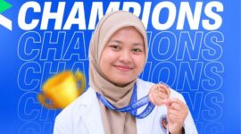 Mahasiswa IAI Al-Khairat Pamekasan, Linda Ayuni, berhasil meraih medali perunggu pada ajang Lomba Akuntansi Mahasiswa Tingkat Nasional Puskanas 2026.