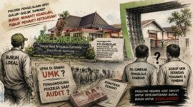 Ilustrasi kawasan Aglomerasi Pabrik Hasil Tembakau (APHT) Guluk-Guluk, Sumenep, yang menjadi sorotan publik menyusul mencuatnya dugaan persoalan pengupahan buruh dan tata kelola kawasan. (Ilustrasi: Newsline.id) 