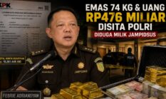 Emas 74 Kilogram dan Uang Rp476 Miliar Disita Polri, Selisih dengan LHKPN Jampidsus Jadi Sorotan Publik