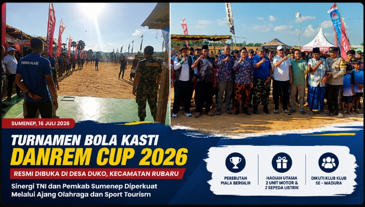 Turnamen kasti cup danrem 2026 resmi dibuka 