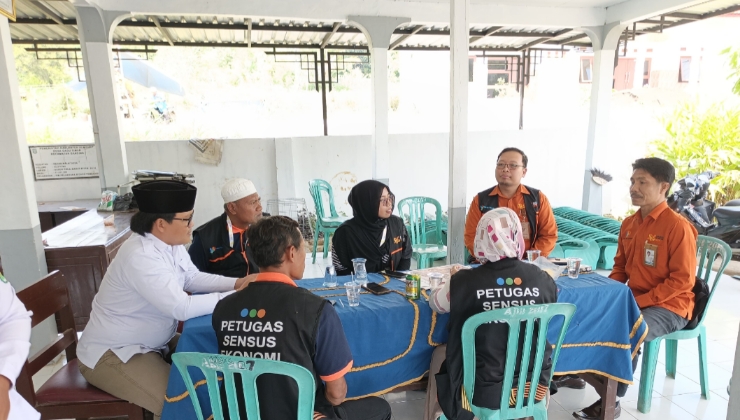 Foto: Sidak Kepala BPS Sumenep Ke Desa Gadu Timur, PPL Yang Bermasalah Tidak Ada Dalam Dokumentasi Foto