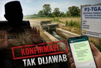 Ilustrasi konfirmasi kepada Kepala Desa Sentol Daya terkait pelaksanaan Program P3-TGAI yang hingga berita ini diterbitkan belum memperoleh tanggapan.