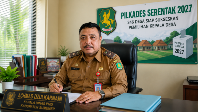 Kepala DPMD Kabupaten Sumenep, Achmad Dzulkarnain. 