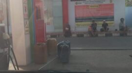 Spbu pamolokan yang menjadi sorotan, usai melayani pembelian dengan jerigen. 